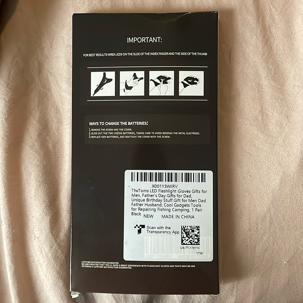 ThxToms LED Flashlight Gloves